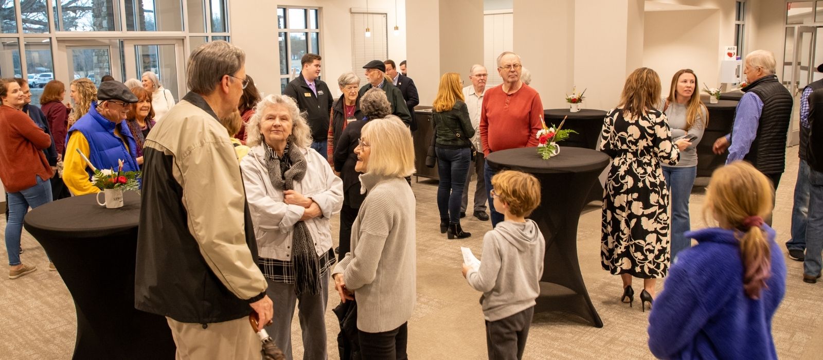 The inaugural Lewisville art show is well attended at the Mary Alice Warren Community Center